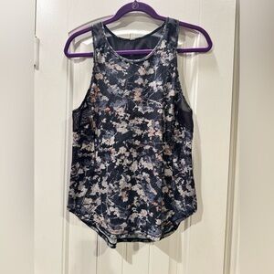 Lululemon Sculpt Tank II in Spring Bloom Multi / Black